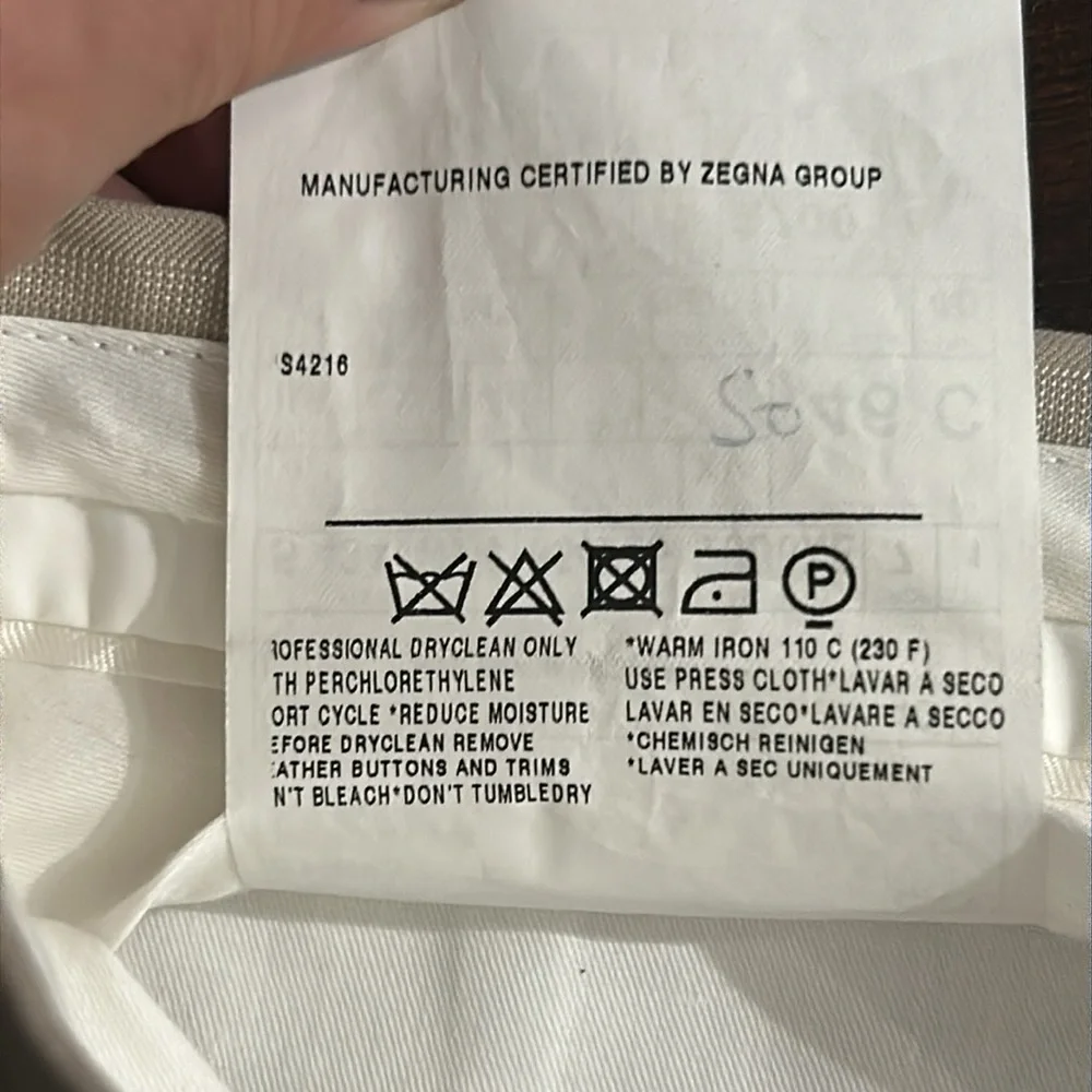 Versace Taupe Striped Trousers. Ladies - Picture 12 of 14